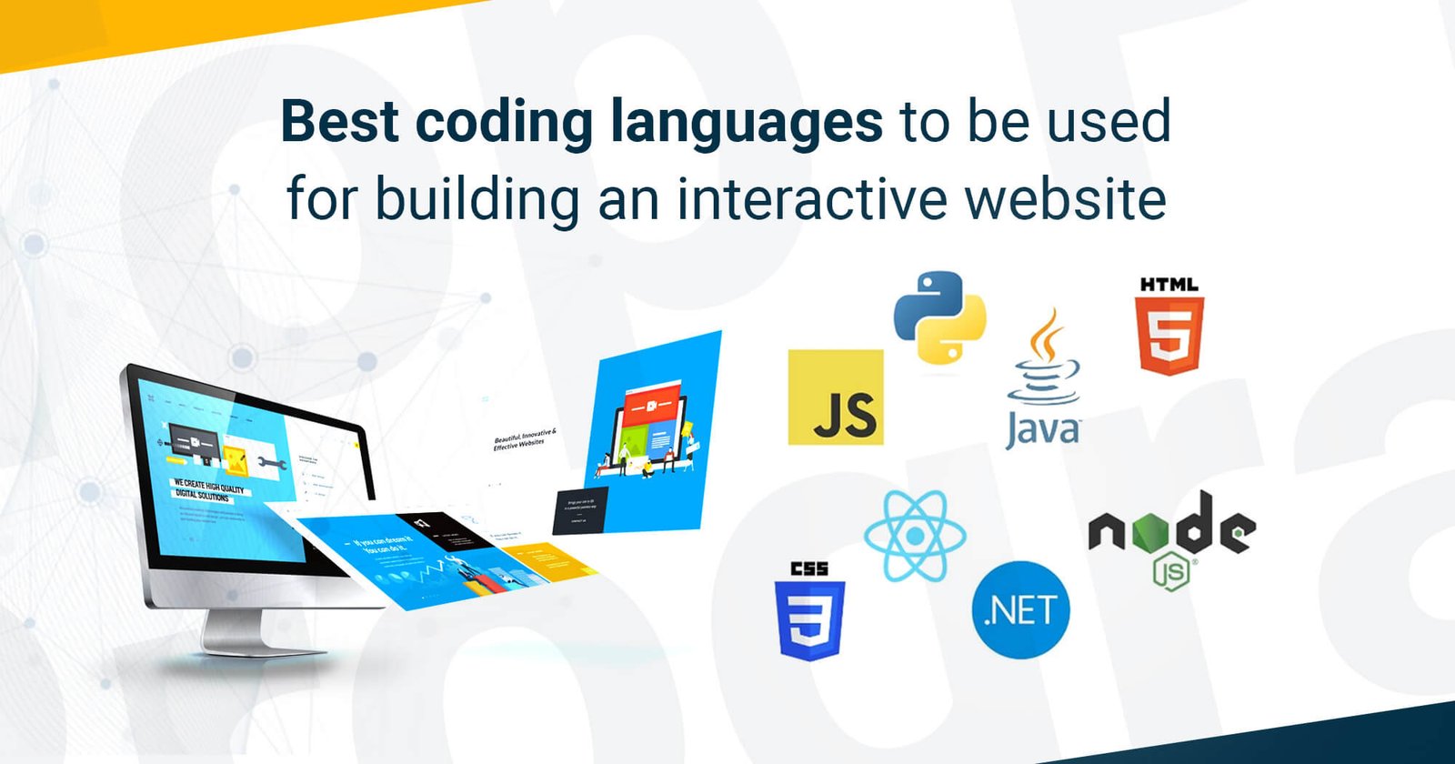 Best coding languages to be used for building an interactive website